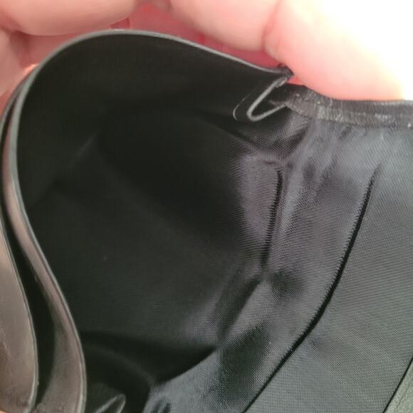 Dunhill Designer Card Wallet Black Bifold Leather Folding Small Logo Vintage - Picture 4 of 11